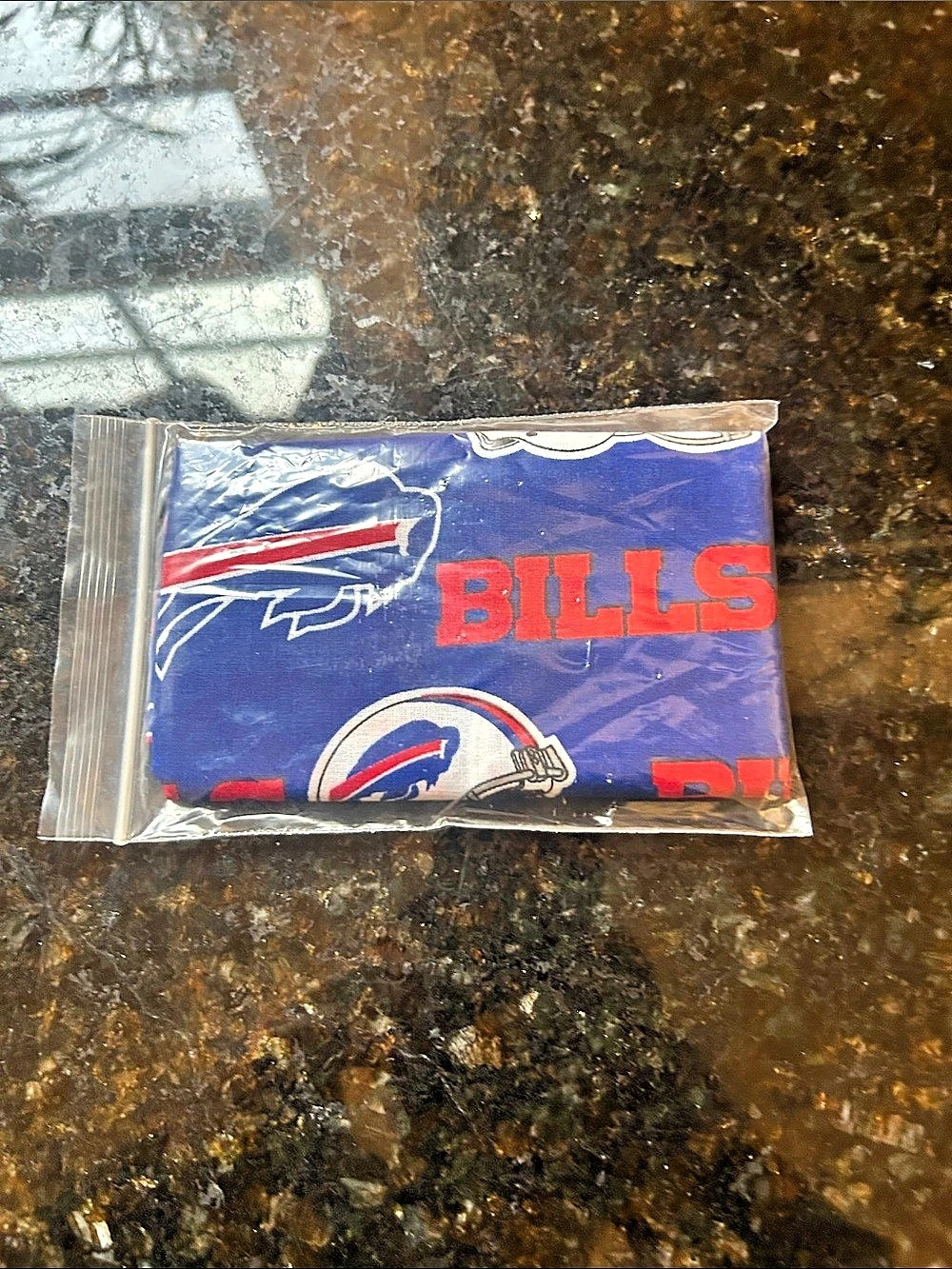 NFL Buffalo Bills Blue & Red head bandanna brand new